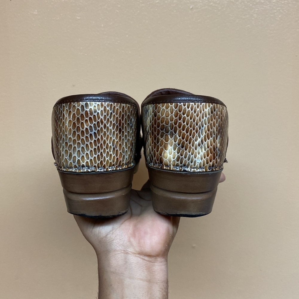 Sanita Snakeskin Danish Clogs - Picture 13 of 17